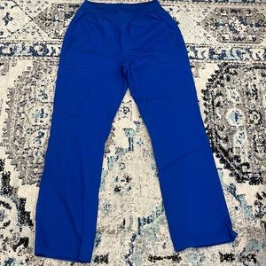 ⛔️SOLD⛔️ 💰 3 for $25 🏷 Women Cherokee Workwear Blue Scrub Pants sz Small